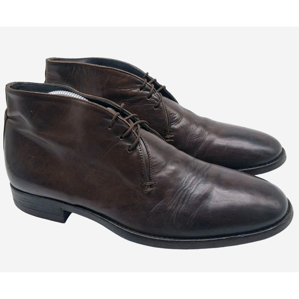 To Boot New York Boots Mens Size 7.5 Brown Leather Chukka Ankle Vibram